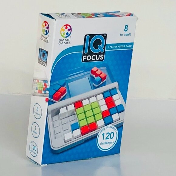 Smart Games IQ Focu - Brain Teasing Puzzle Game 120 Challenges Age 8+ New Sealed - Picture 7 of 10